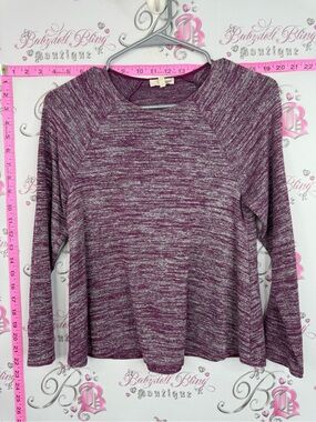 Wilfred Marled Plum Long Sleeve Pullover